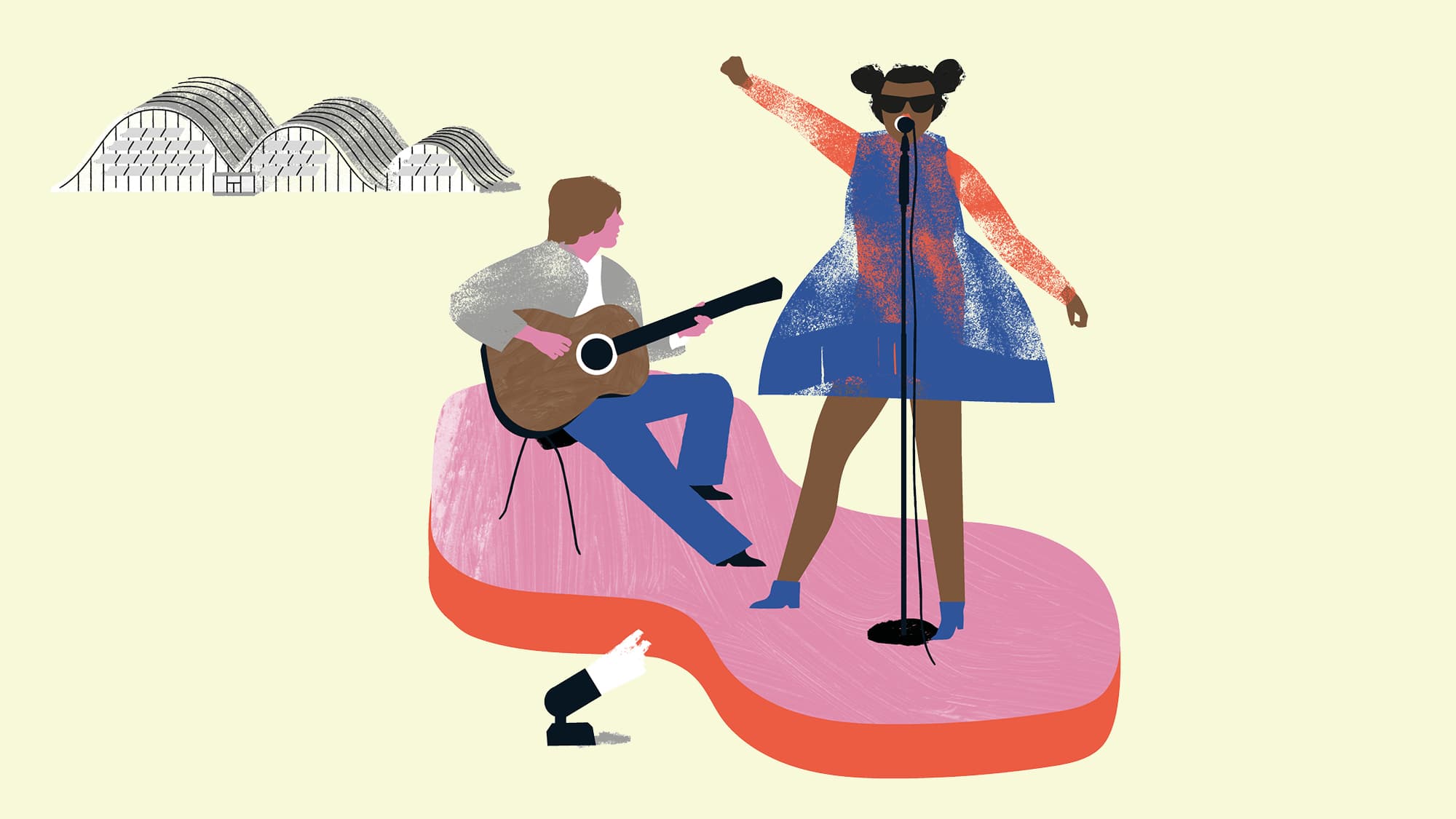 Music Contest. Live at Klee. Illustration: Alice Kolb