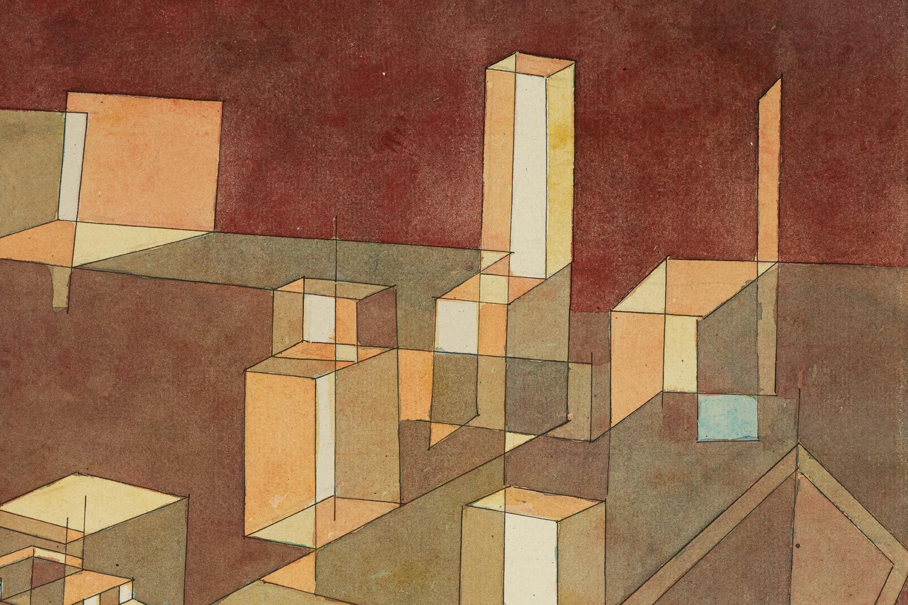 Paul Klee-italienische Stadt-1928 (Ausschnitt)