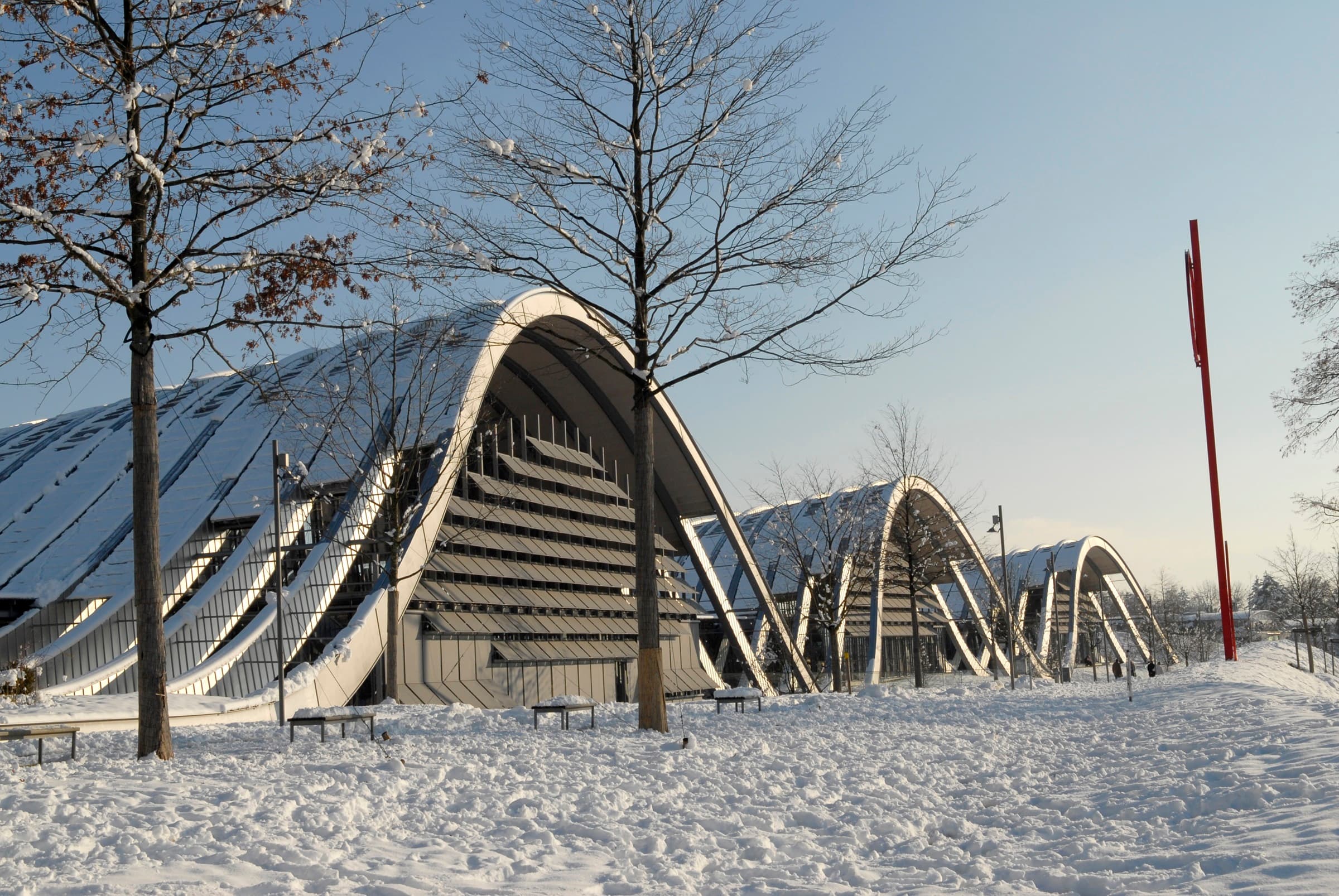 Zentrum Paul Klee im Schnee