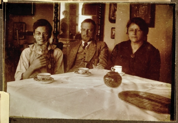 Felix, Paul und Mathilde Klee 1922
