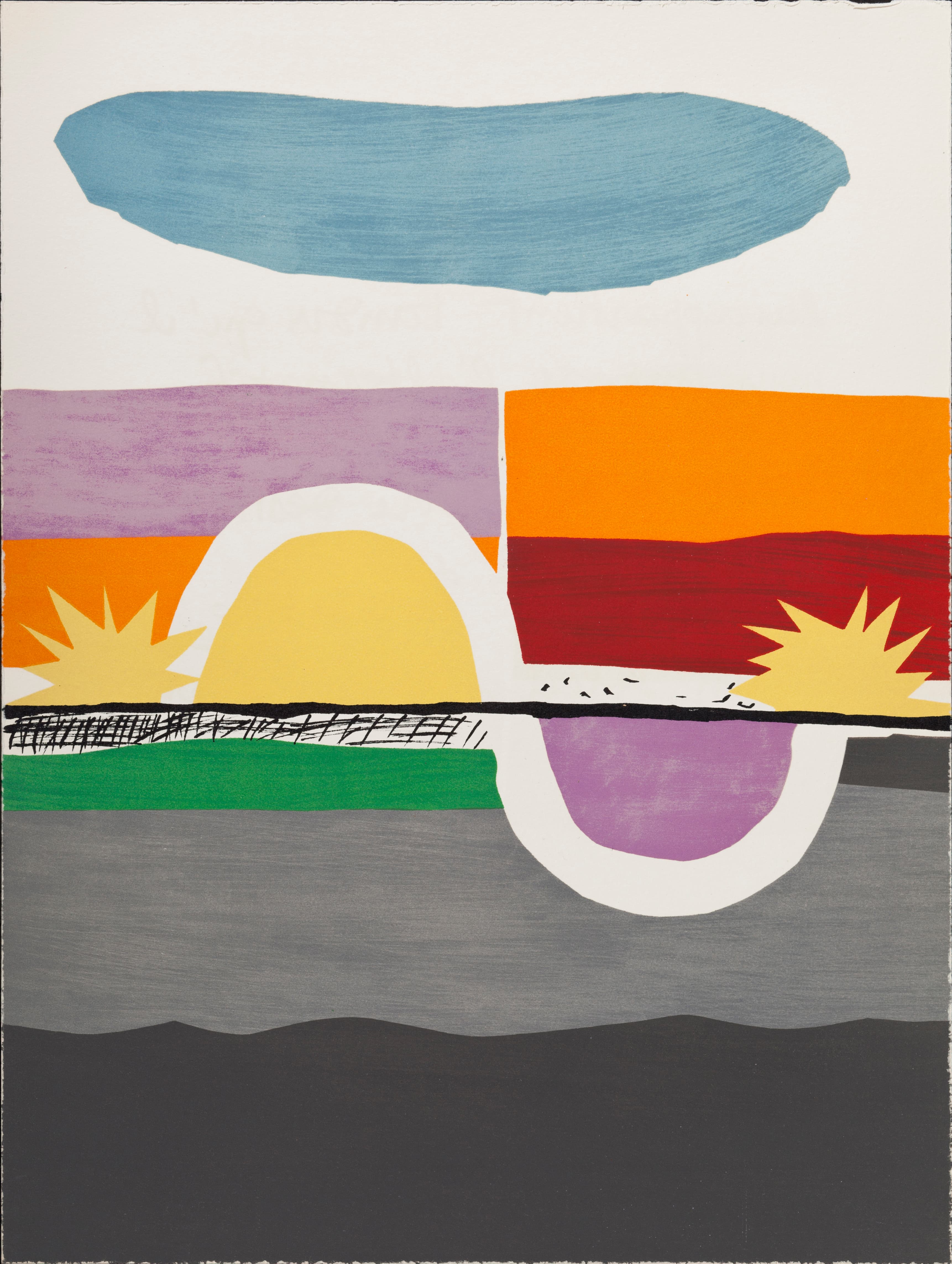 Gemälde Poème von Le Corbusier