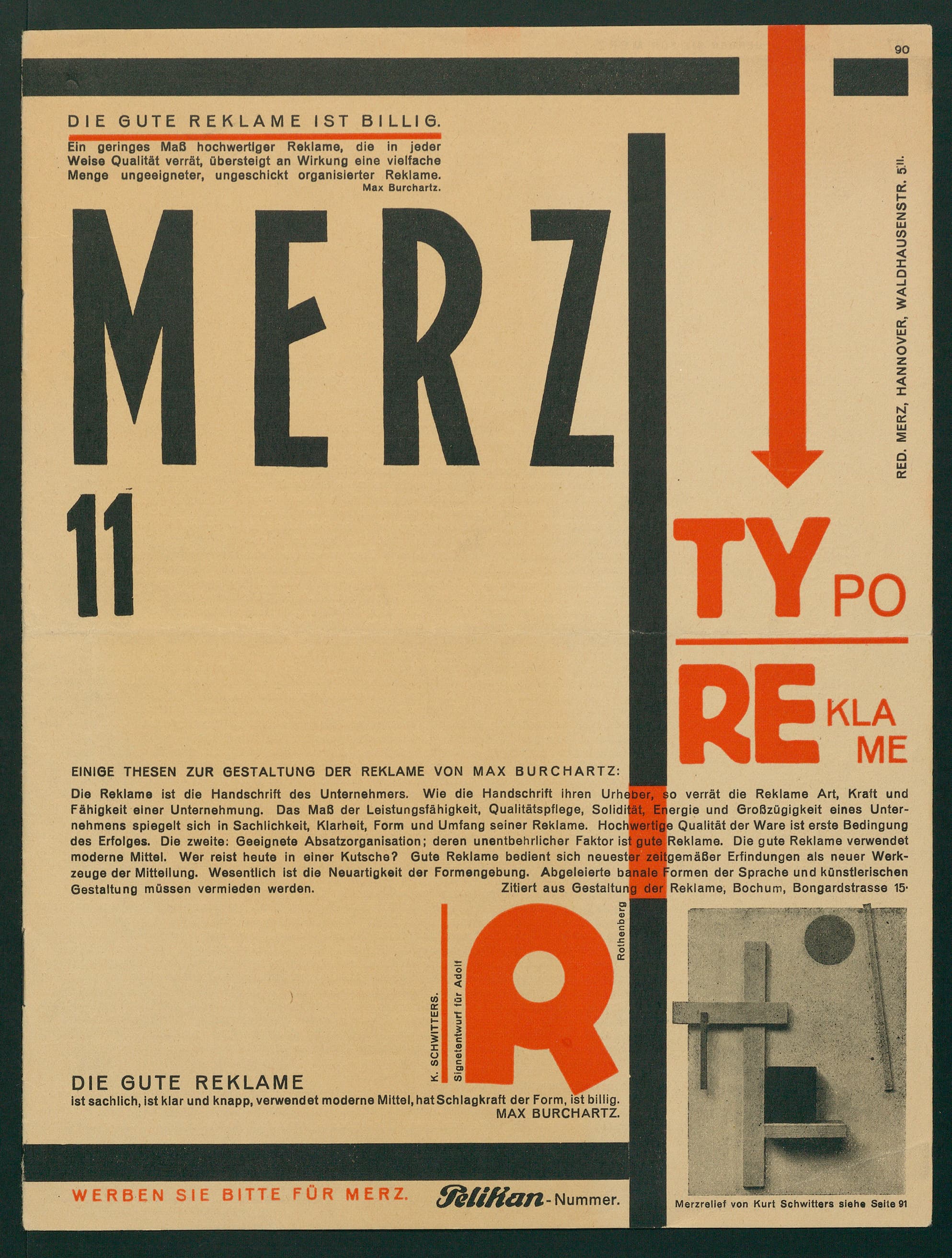 Werk von Kurt Schwitters